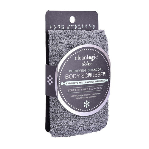 Cleanlogic Detox Purifying Charcoal Body Scrubber, 1 Ea